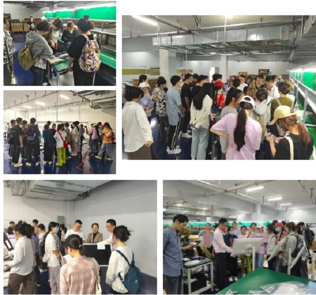 安理大人工智能学院师生参观南宫28NG相信品牌力量科技车间